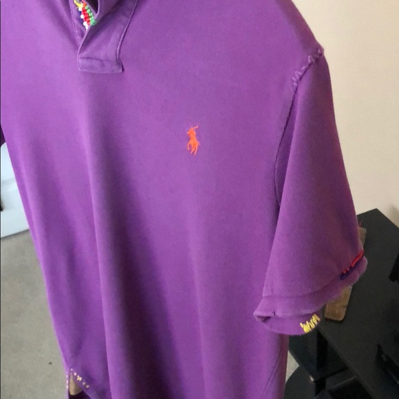 Tribal authentic raulph lauren polo shirt custom S - Picture 3 of 6